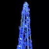  Karácsonyfa 90 LED-del 3 pcs Kék 40 cm 60 cm 80 cm Akril