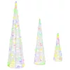  Karácsonyfa 90 LED-del 3 pcs Sokszínű 40 cm 60 cm 80 cm Akril