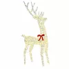  Rénszarvas család 3 pcs Meleg fehér 67 x 26 x 127 cm PET