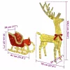  Rénszarvas húzta szán Meleg fehér 120 cm 55 cm szövet