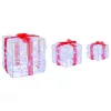  Ajándékdoboz 60 LED-del 3 pcs Hideg feher 20 x 20 x 20 cm Akril