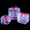  Ajándékdoboz 60 LED-del 3 pcs Hideg feher 20 x 20 x 20 cm Akril