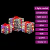 Ajándékdoboz 60 LED-del 3 pcs Sokszínű 20 x 20 x 20 cm Akril