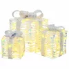  Ajándékdoboz 60 LED-del 3 pcs Meleg fehér 20 x 20 x 20 cm PET