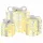  Ajándékdoboz 60 LED-del 3 pcs Meleg fehér 20 x 20 x 20 cm PET