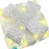  Ajándékdoboz 60 LED-del 3 pcs Meleg fehér 20 x 20 x 20 cm PET