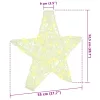  3D Csillag 50 LED-del Meleg fehér 55 x 53.5 x 10 cm Akril