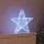  3D Csillag 50 LED-del Hideg feher 55 x 53.5 x 10 cm Akril