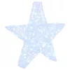  3D Csillag 50 LED-del Hideg feher 55 x 53.5 x 10 cm Akril