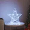  3D Csillag 50 LED-del Hideg feher 55 x 53.5 x 10 cm Akril