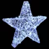  3D Csillag 50 LED-del Hideg feher 55 x 53.5 x 10 cm Akril