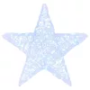  3D Csillag 50 LED-del Hideg feher 55 x 53.5 x 10 cm Akril