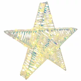  3D Csillag 50 LED-del Meleg fehér 55 x 52.5 x 9 cm PET