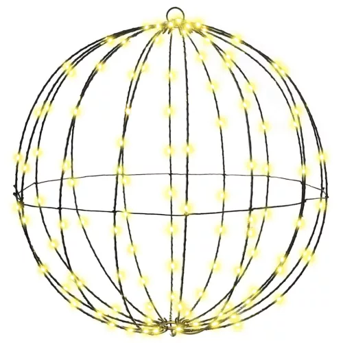  Labda 160 LED-del Meleg fehér 50 cm Fém