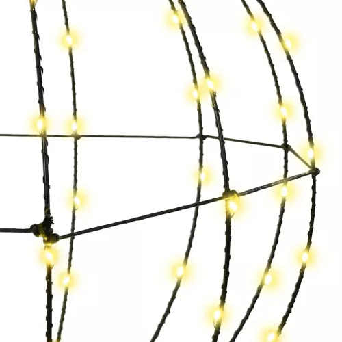  Labda 160 LED-del Meleg fehér 50 cm Fém