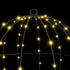  Labda 160 LED-del Meleg fehér 50 cm Fém