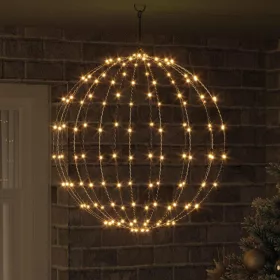  Labda 192 LED-del Meleg fehér 59,5 x 59,5 x 63 cm Fém