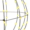  Labda 192 LED-del Meleg fehér 59,5 x 59,5 x 63 cm Fém