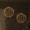  Labda 192 LED-del 2 pcs Meleg fehér 30 x 30 x 32 cm Fém