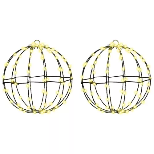  Labda 192 LED-del 2 pcs Meleg fehér 30 x 30 x 32 cm Fém