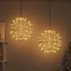  Labda 192 LED-del 2 pcs Meleg fehér 30 x 30 x 32 cm Fém