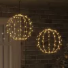  Labda 192 LED-del 2 pcs Meleg fehér 40 x 40 x 43,5 cm Fém
