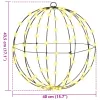  Labda 192 LED-del 2 pcs Meleg fehér 40 x 40 x 43,5 cm Fém