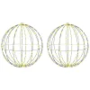 Labda 384 LED-del 2 pcs Meleg fehér 60 cm Fém