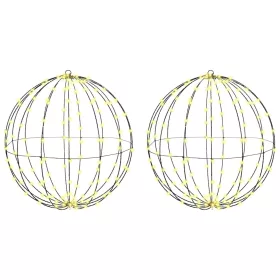  Labda 384 LED-del 2 pcs Meleg fehér 60 cm Fém