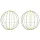  Labda 384 LED-del 2 pcs Meleg fehér 60 cm Fém