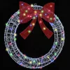  Koszorú LED -es lámpákkal Sokszínű 75 cm Akril