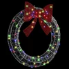  Koszorú LED -es lámpákkal Sokszínű 90 cm Akril