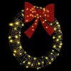  Koszorú 80 LED-del Meleg fehér 90 cm Rattan
