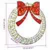  Koszorú 150 LED-del Meleg fehér 120 cm Rattan