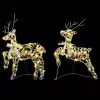  LED rénszarvasok 2 pcs Meleg fehér 64 x 42 x 15 cm PET