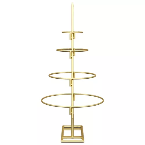  Fém karácsonyfa állvánnyal Arany 60 cm Porszórt Acél