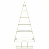  Fém karácsonyfa állvánnyal Arany 150 cm Porszórt Acél