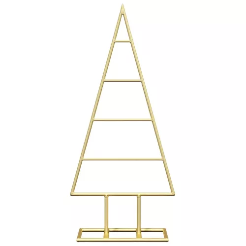  Fém karácsonyfa állvánnyal Arany 60 cm Porszórt Acél