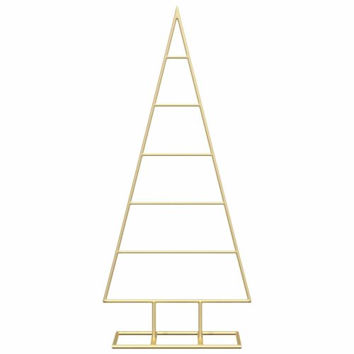  Fém karácsonyfa állvánnyal Arany 90 cm Porszórt Acél