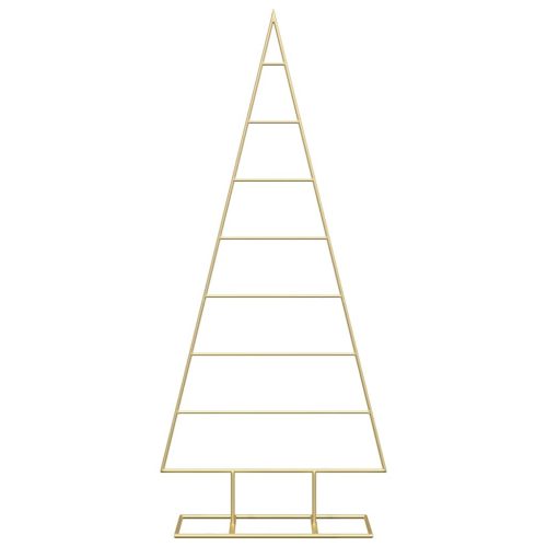  Fém karácsonyfa állvánnyal Arany 125 cm Porszórt Acél