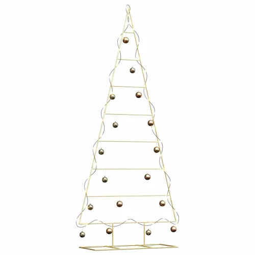  Fém karácsonyfa állvánnyal Arany 210 cm Porszórt Acél