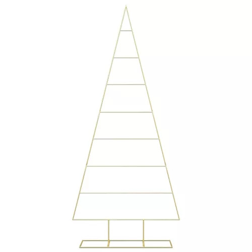  Fém karácsonyfa állvánnyal Arany 210 cm Porszórt Acél