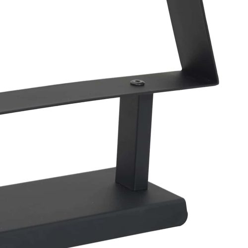  Fém karácsonyfa állvánnyal Fekete 60 cm Acél