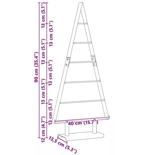  Fém karácsonyfa állvánnyal Fekete 90 cm Acél