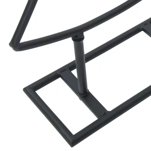  Fém karácsonyfa állvánnyal Fekete 90 cm Acél