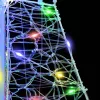  Karácsonyfa 100 LED-del Sokszínű 120 cm Akril