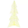  Karácsonyfa 160 LED-del Meleg fehér 150 cm Akril