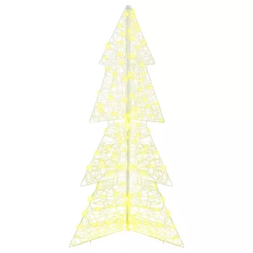  Karácsonyfa 160 LED-del Meleg fehér 150 cm Akril