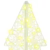  Karácsonyfa 160 LED-del Meleg fehér 150 cm Akril