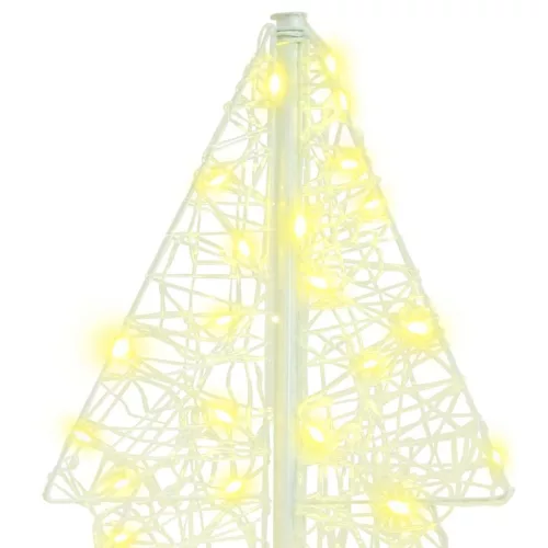  Karácsonyfa 160 LED-del Meleg fehér 150 cm Akril